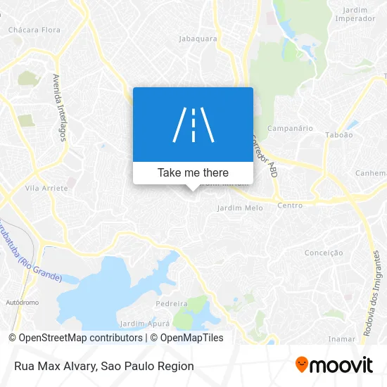 Rua Max Alvary map