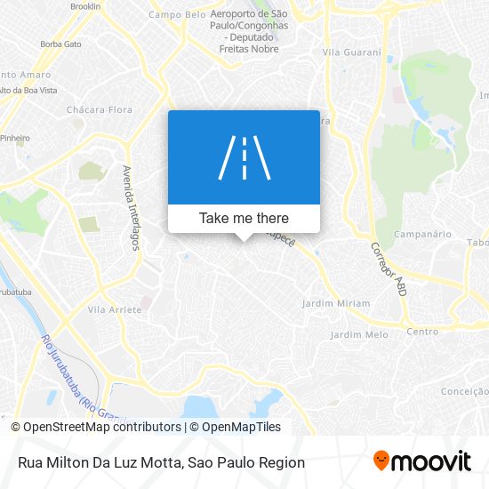 Rua Milton Da Luz Motta map