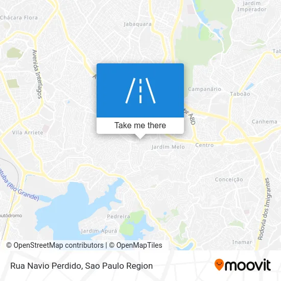 Rua Navio Perdido map