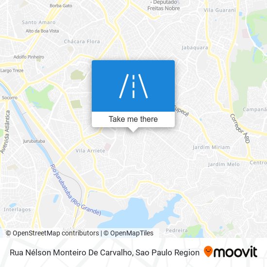 Rua Nélson Monteiro De Carvalho map