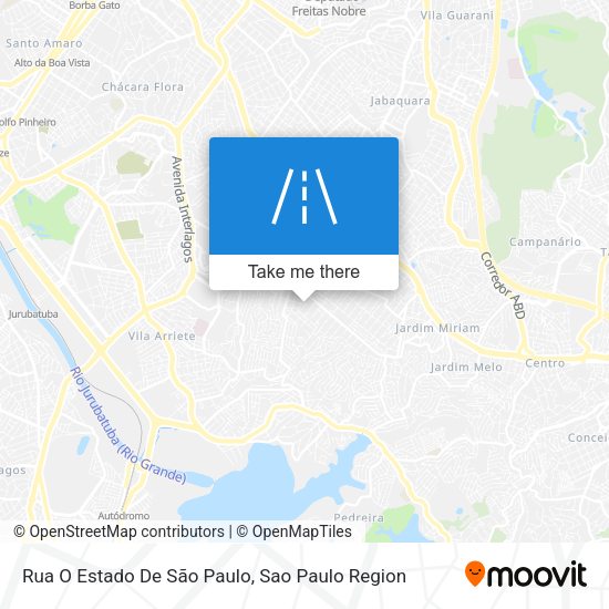 Rua O Estado De São Paulo map