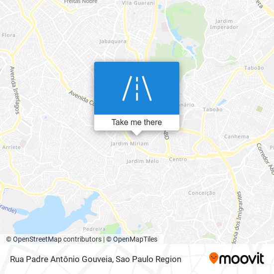 Rua Padre Antônio Gouveia map