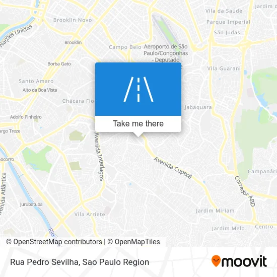 Rua Pedro Sevilha map