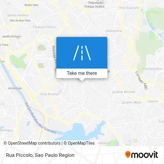 Rua Piccolo map