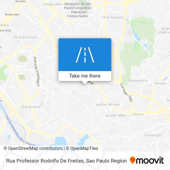 Rua Professor Rodolfo De Freitas map