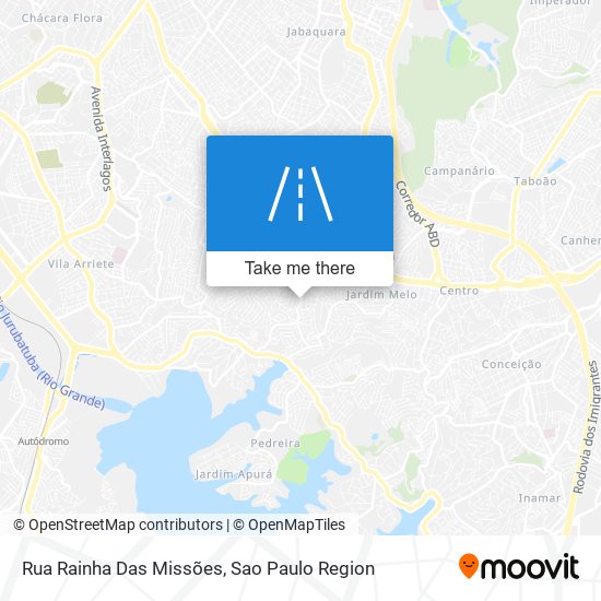 Rua Rainha Das Missões map