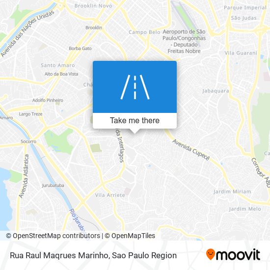 Mapa Rua Raul Maqrues Marinho