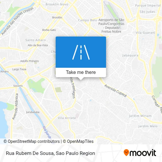 Rua Rubem De Sousa map
