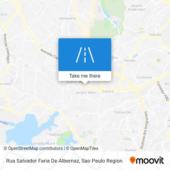 Rua Salvador Faria De Albernaz map