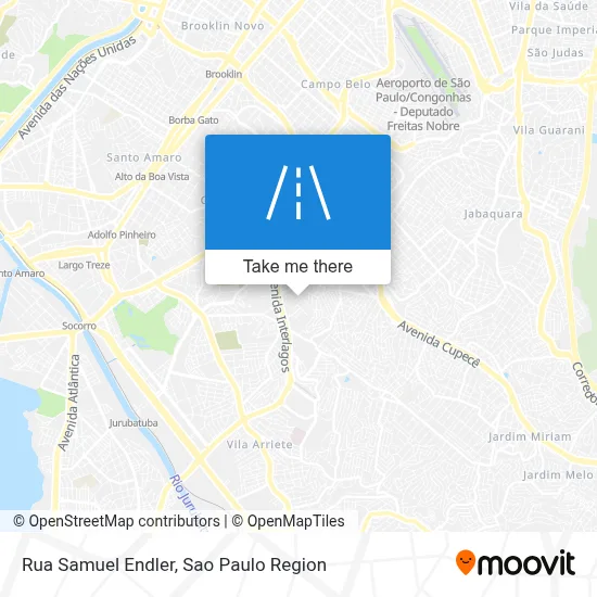 Rua Samuel Endler map