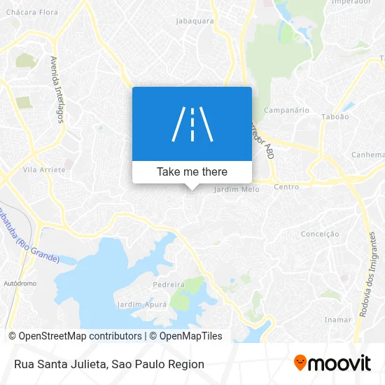 Rua Santa Julieta map