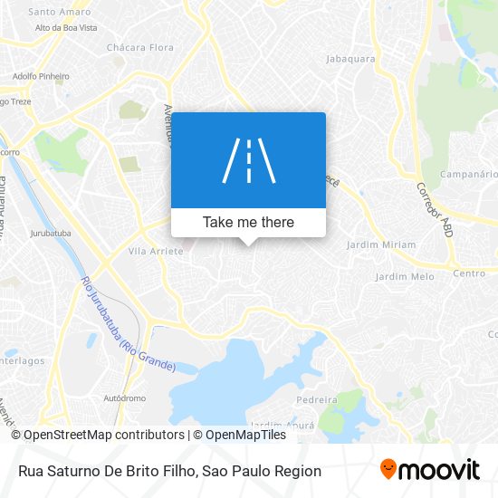 Mapa Rua Saturno De Brito Filho