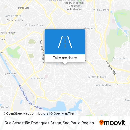 Rua Sebastião Rodrigues Braga map