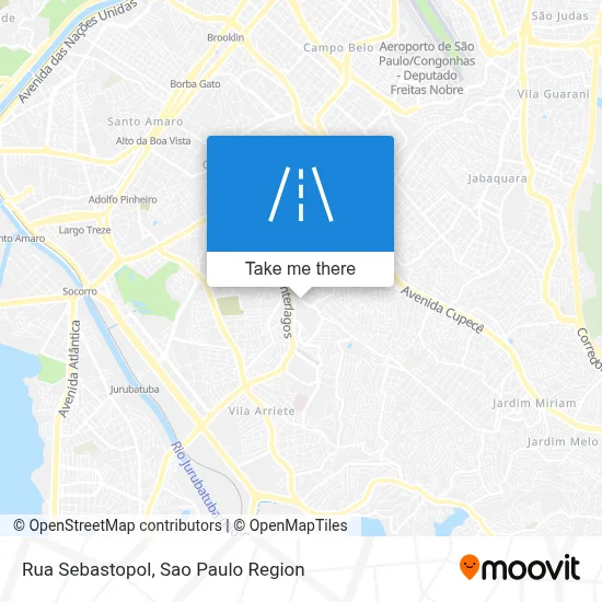 Rua Sebastopol map