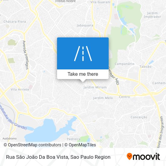 Rua São João Da Boa Vista map