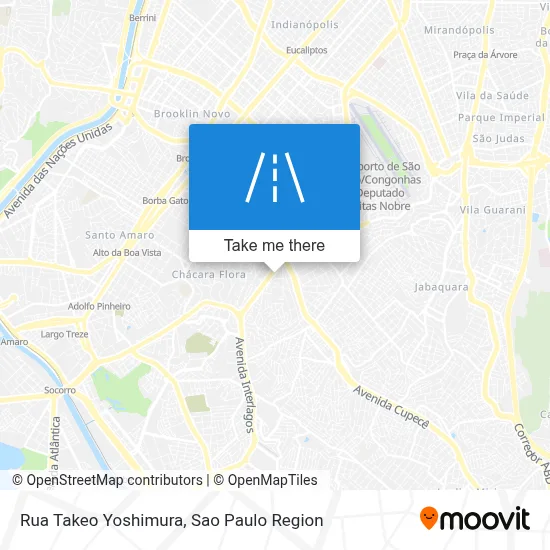 Rua Takeo Yoshimura map