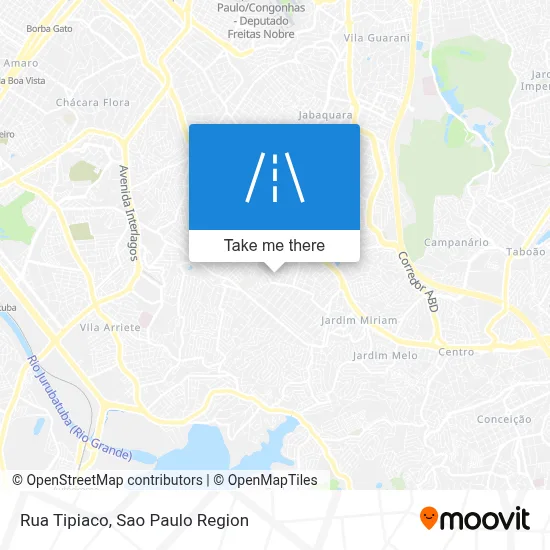 Rua Tipiaco map