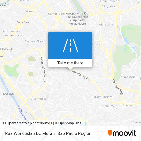 Rua Wenceslau De Morais map