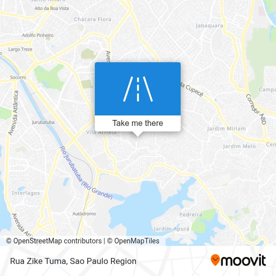 Rua Zike Tuma map