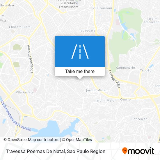 Travessa Poemas De Natal map