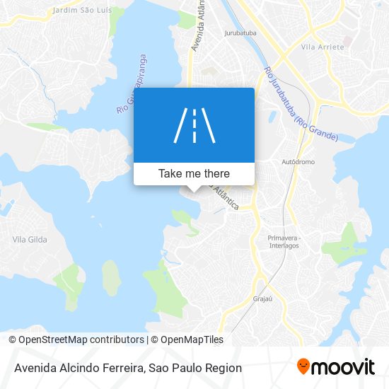 Mapa Avenida Alcindo Ferreira