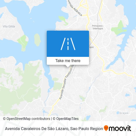 Avenida Cavaleiros De São Lázaro map