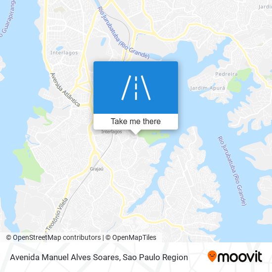 Mapa Avenida Manuel Alves Soares