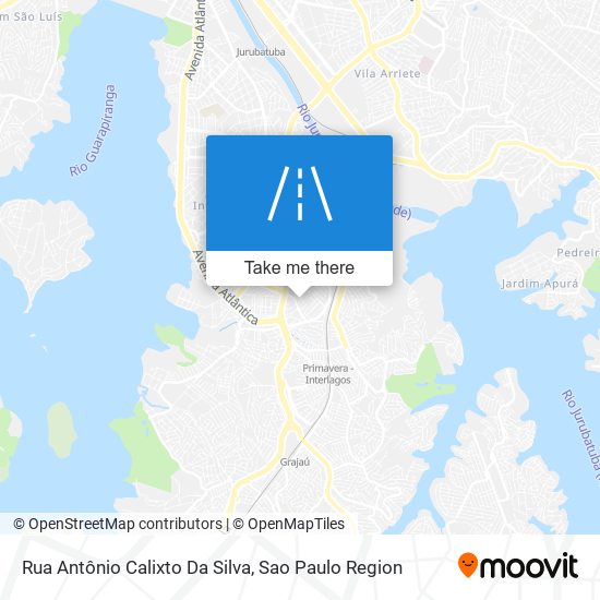 Mapa Rua Antônio Calixto Da Silva