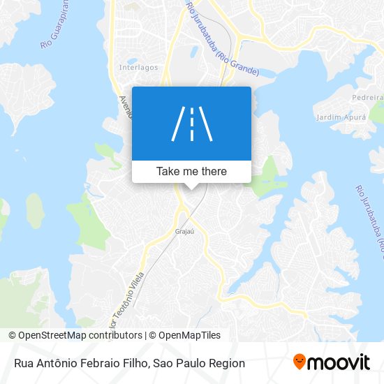 Rua Antônio Febraio Filho map