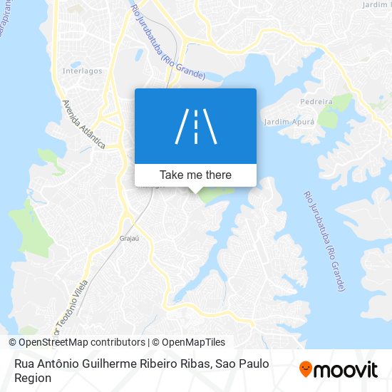 Rua Antônio Guilherme Ribeiro Ribas map