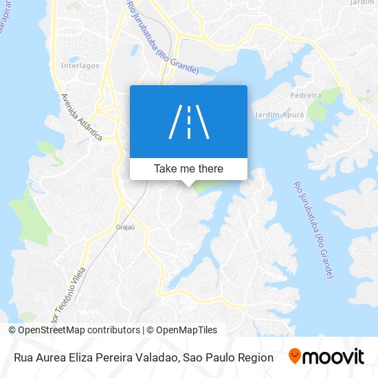 Mapa Rua Aurea Eliza Pereira Valadao