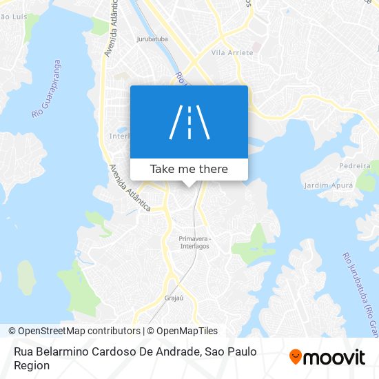 Mapa Rua Belarmino Cardoso De Andrade