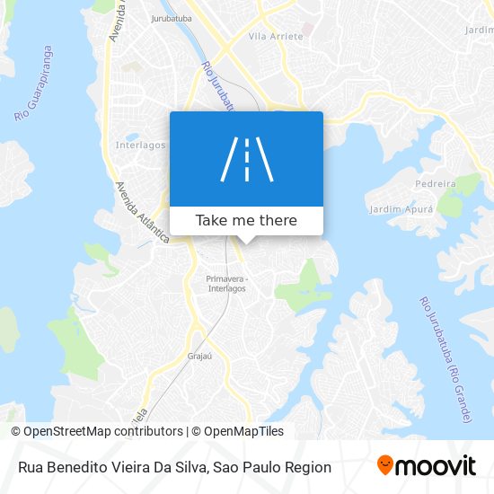 Rua Benedito Vieira Da Silva map