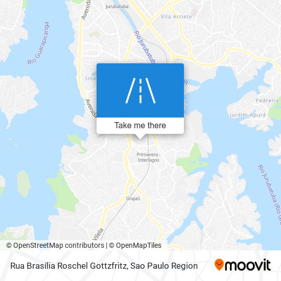 Mapa Rua Brasília Roschel Gottzfritz