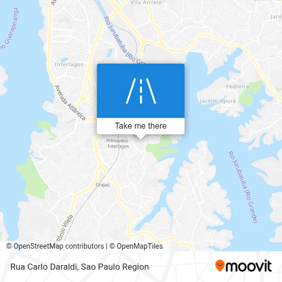 Rua Carlo Daraldi map