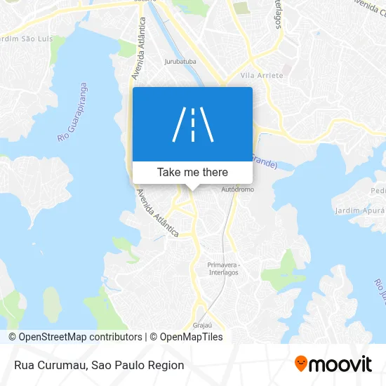 Rua Curumau map