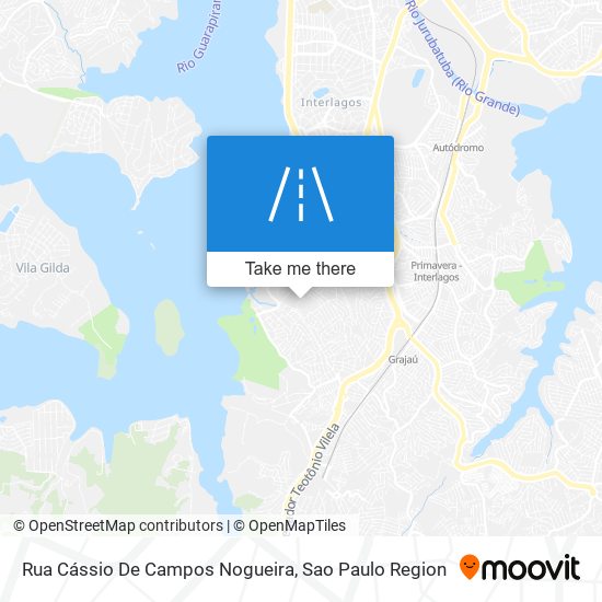 Mapa Rua Cássio De Campos Nogueira