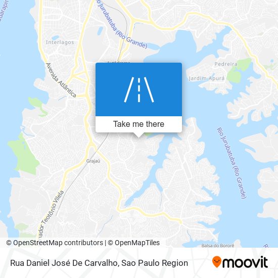 Mapa Rua Daniel José De Carvalho