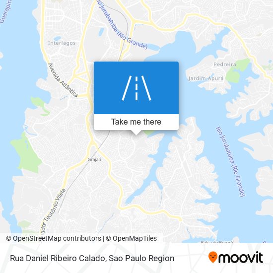 Mapa Rua Daniel Ribeiro Calado