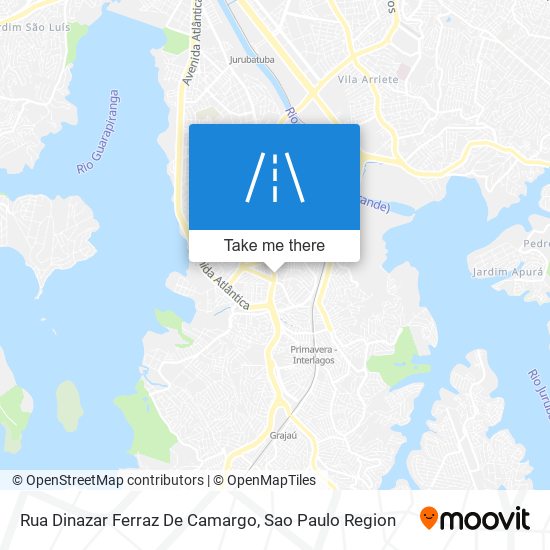 Mapa Rua Dinazar Ferraz De Camargo