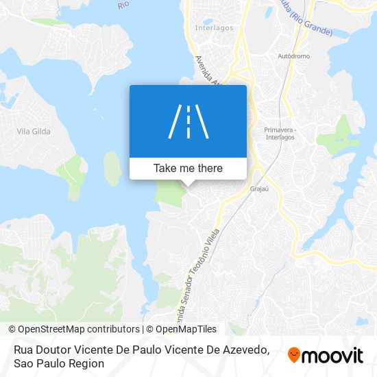 Rua Doutor Vicente De Paulo Vicente De Azevedo map