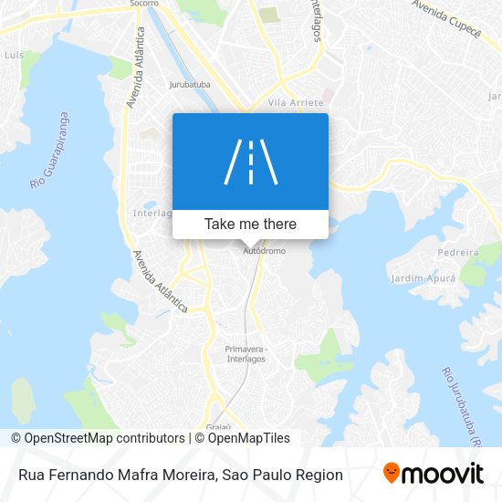Rua Fernando Mafra Moreira map
