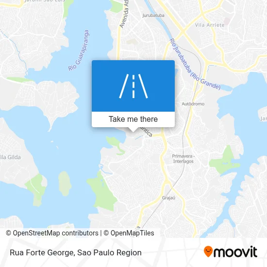 Rua Forte George map