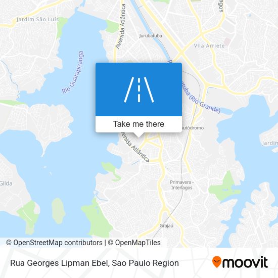 Rua Georges Lipman Ebel map