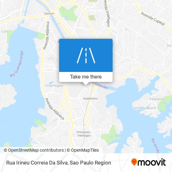 Mapa Rua Irineu Correia Da Silva