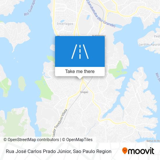 Rua José Carlos Prado Júnior map