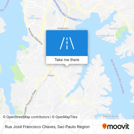 Rua José Francisco Chaves map