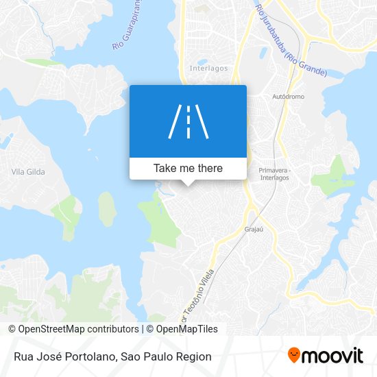 Rua José Portolano map