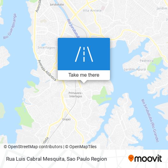 Mapa Rua Luis Cabral Mesquita