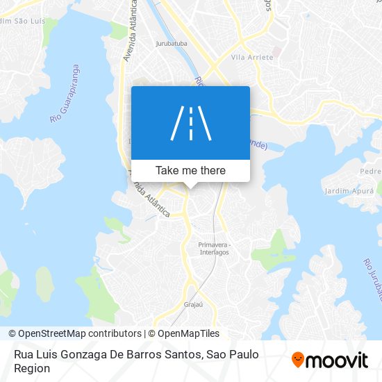 Mapa Rua Luis Gonzaga De Barros Santos